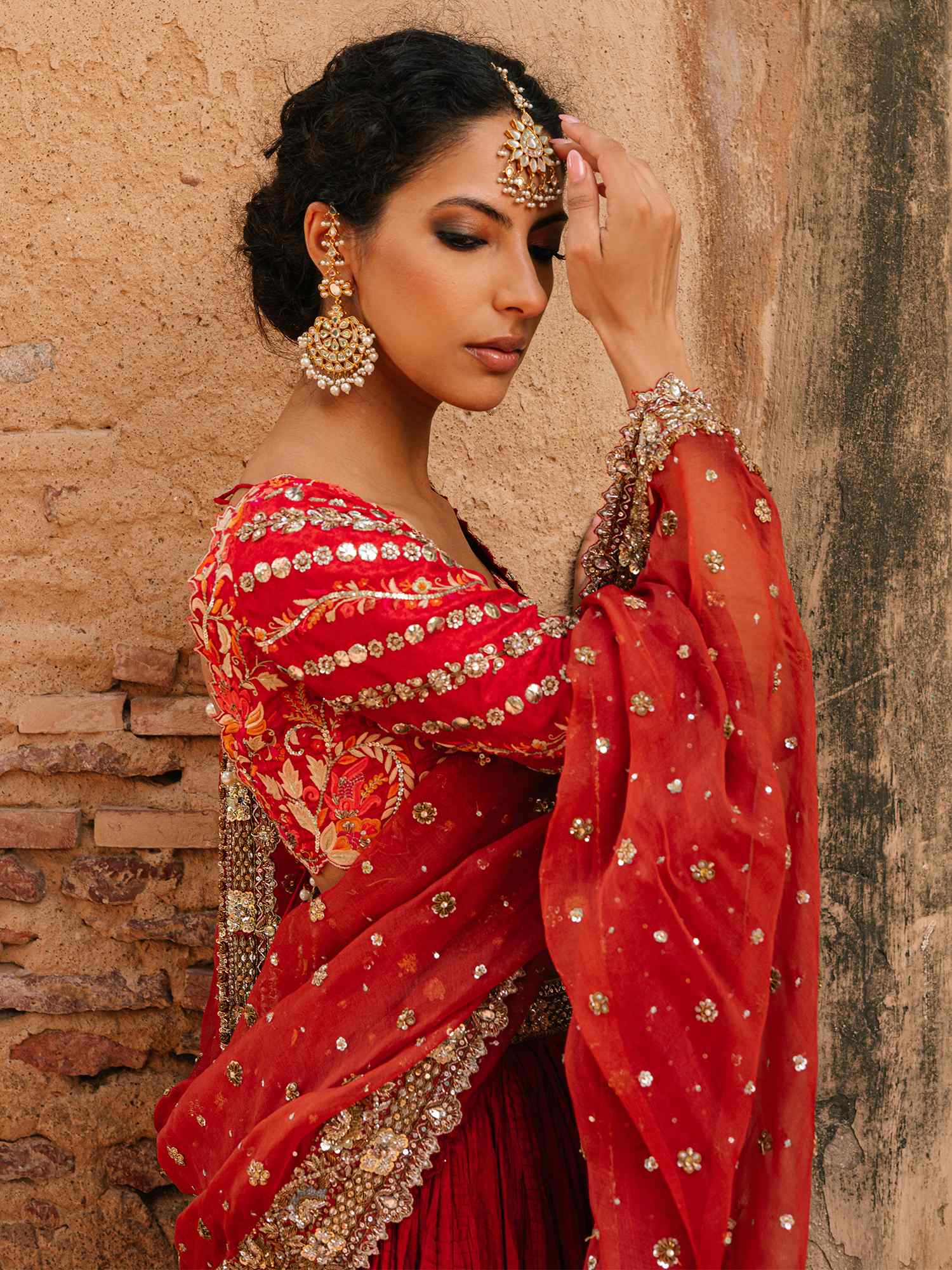 BLOUSE, LEHENGA & DUPATTA