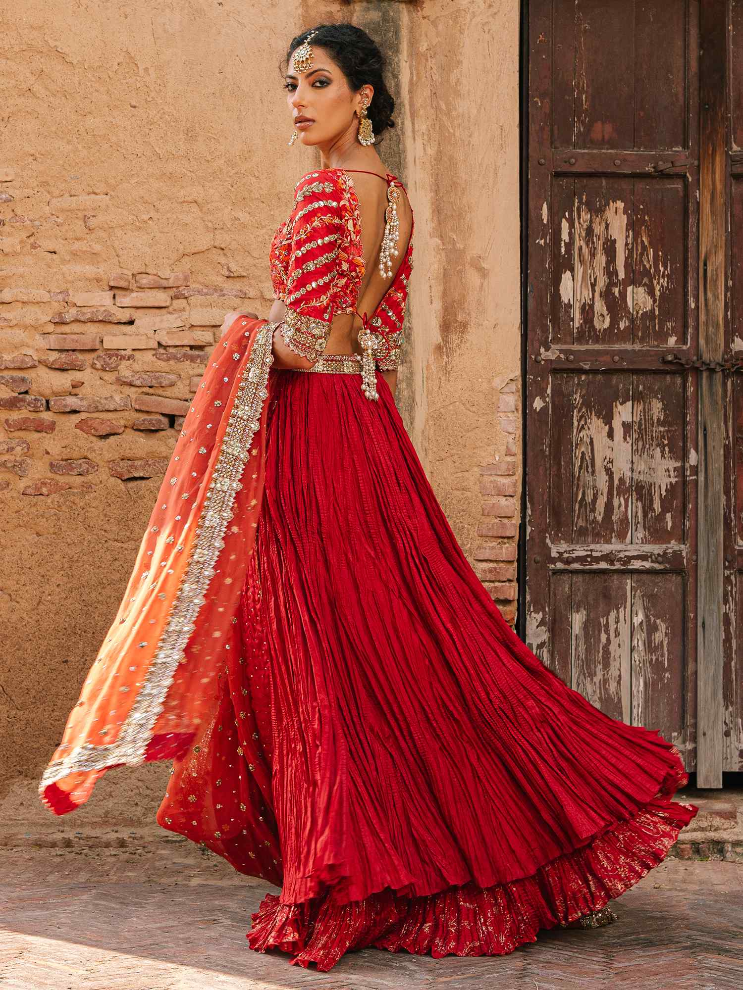 BLOUSE, LEHENGA & DUPATTA