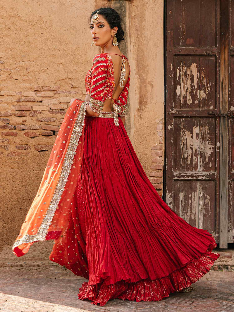 BLOUSE, LEHENGA & DUPATTA