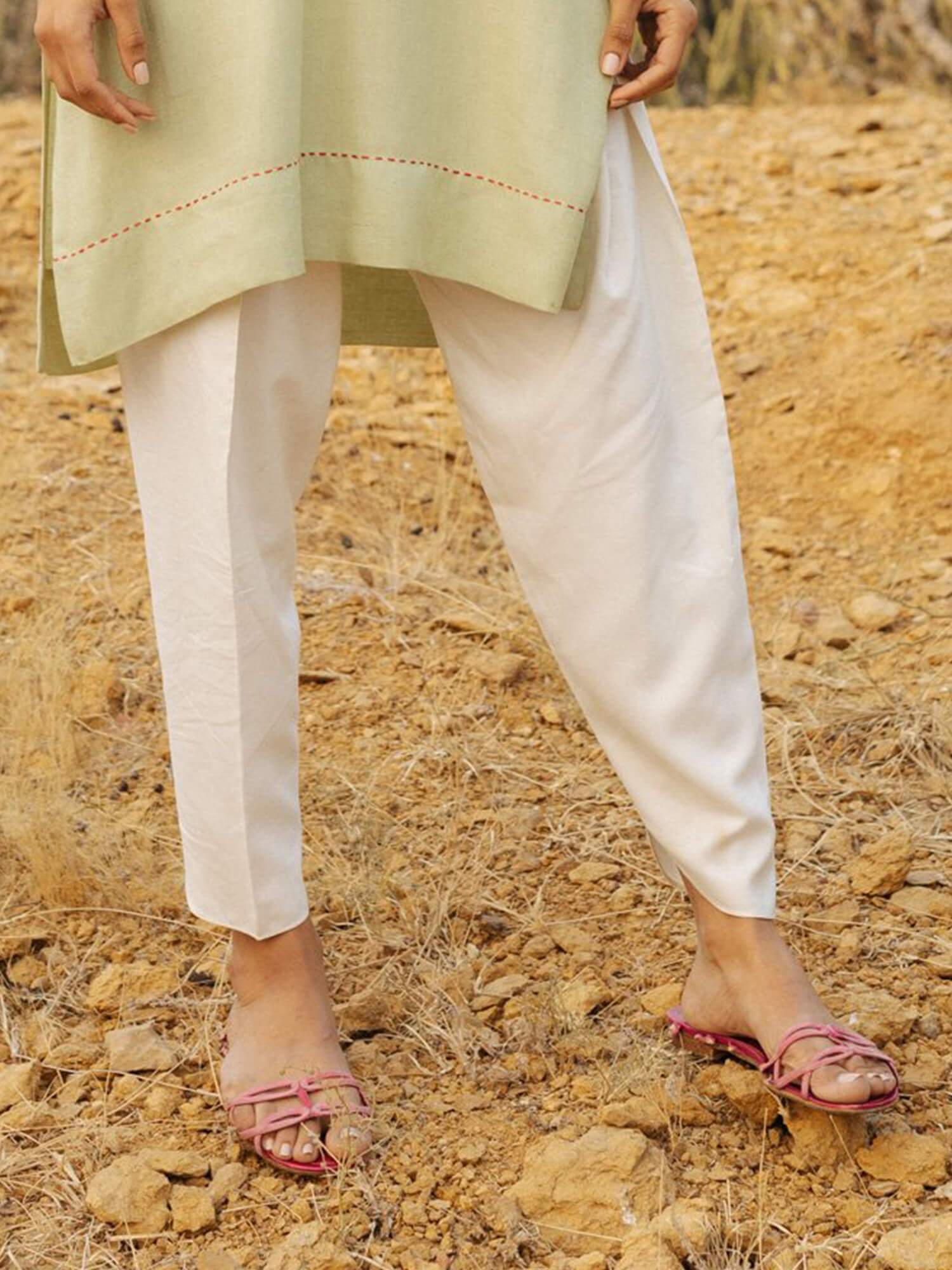 Relaxed Skinny Shalwar - Misha Lakhani